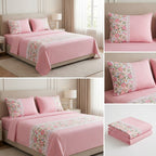 ✨ English King Size Non - Quilted Bedcover– 108 × 108 Inches ✨