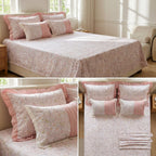 Premium Summer Bedsheet Set – 5 Piece Cotton Collection