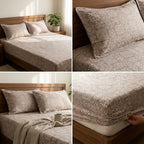 Classical Design Elastic/Fitted Bedsheets Pure Cotton 108 BY 108 Inch