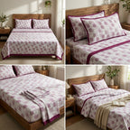 Premium Top Sheet Set – 90 x 100 Inches | Elegant Bedroom Collection