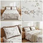 Thick Cotton Bedsheet With Chicken Lace Pillow Covers 108 -108 inch Product Code :- 55B96RKEH