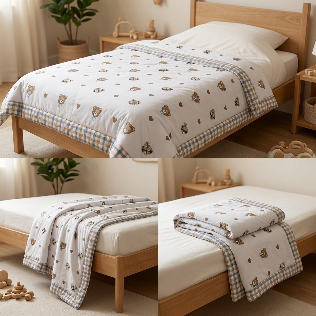 Kids Mulmul Single Bed Dohar – Soft & Cozy Collection Product Code :- 55B98RKEH