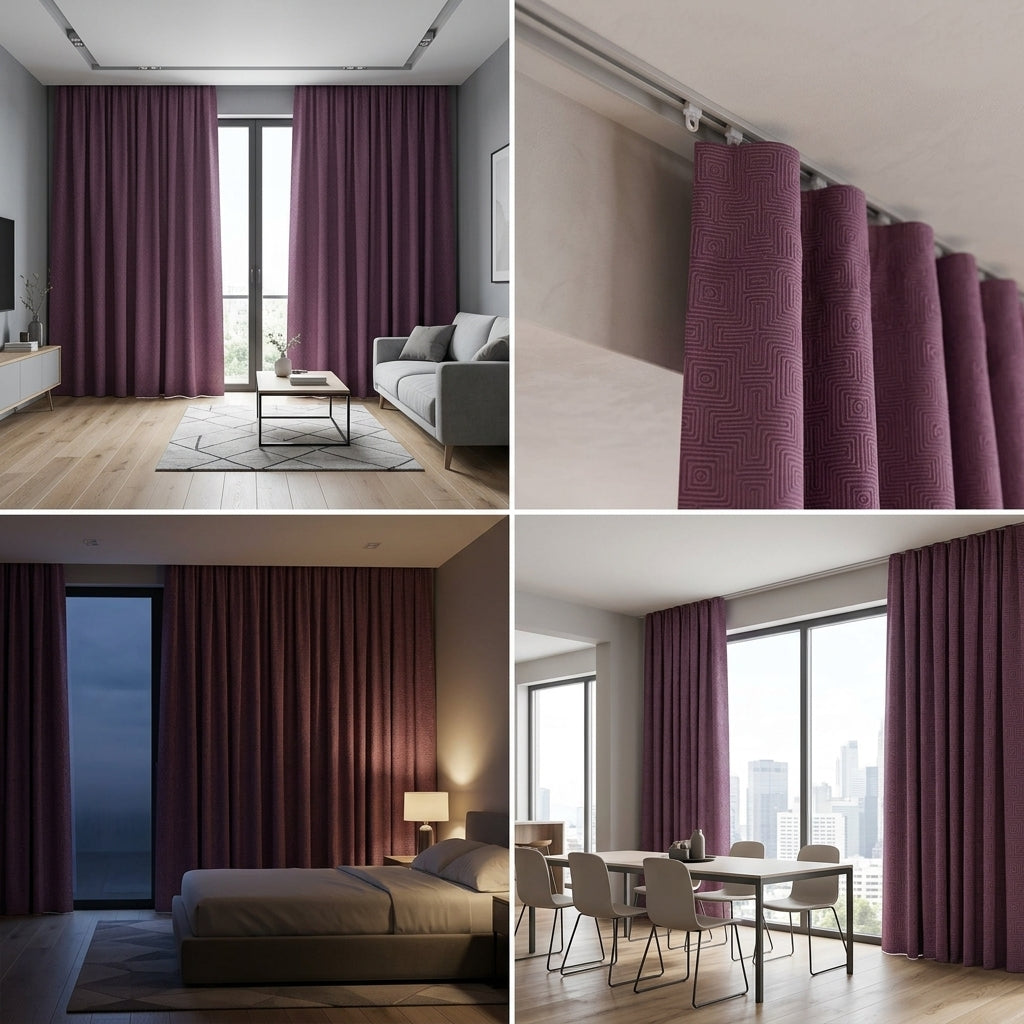 Premium Blackout Curtains – Custom Made for Channels & Rods