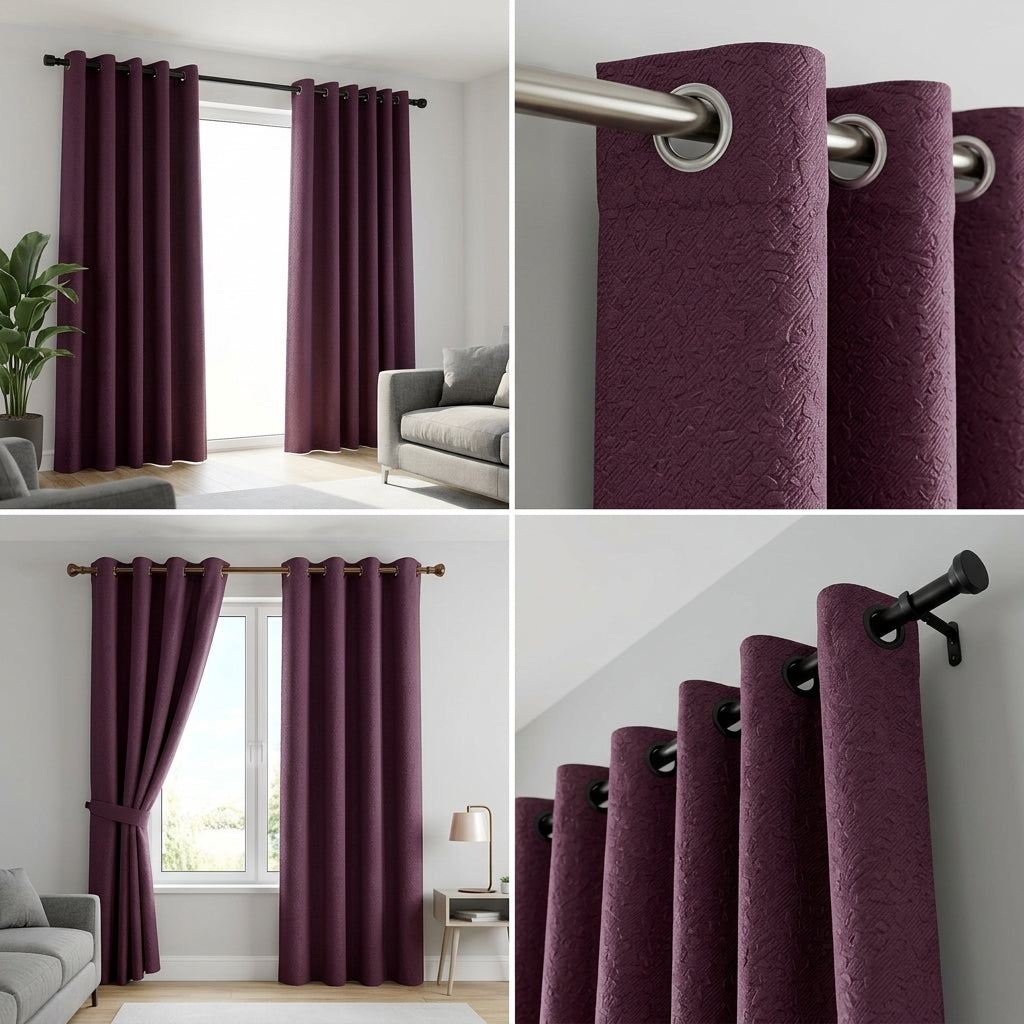 Premium Blackout Curtains – Custom Made for Channels & Rods