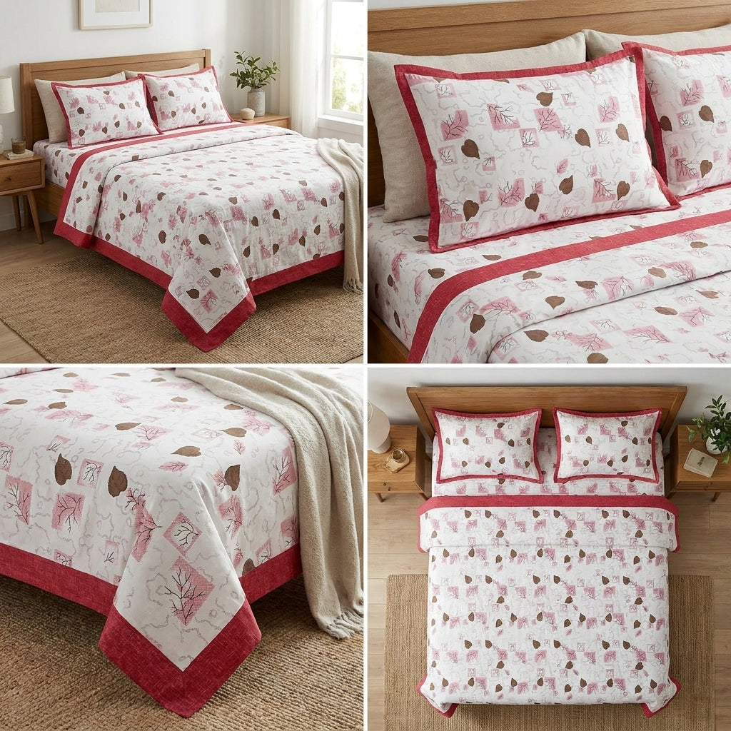 Premium Top Sheet Set – 90 x 100 Inches | Elegant Bedroom Collection