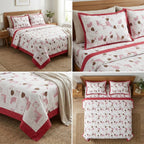 Premium Top Sheet Set – 90 x 100 Inches | Elegant Bedroom Collection
