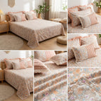 Premium Summer Bedsheet Set – 5 Piece Cotton Collection