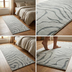 Luxury Bedside Runner Rug – Soft Modern Bedroom Carpet (60 × 140 CM) ✨