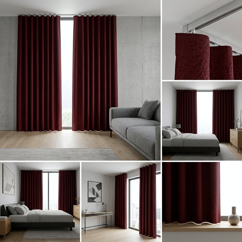 Premium Blackout Curtains – Custom Made for Channels & Rods