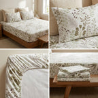 Classical Design Elastic/Fitted Bedsheets Pure Cotton 108 BY 108 Inch