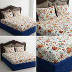 Fitted Bedsheets Pure Cotton 108 BY 108 Inch
