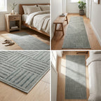 Luxury Bedside Runner Rug – Soft Modern Bedroom Carpet (60 × 140 CM) ✨