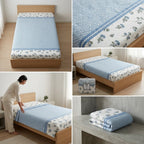 Reversible Cotton Dohar – Single Bed pair  (160 × 220 cm)