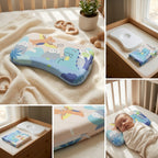 Baby Memory Foam Pillow – Soft Head Support for Newborns & Infants