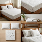 Classical Design Elastic/Fitted Bedsheets Pure Cotton 108 BY 108 Inch