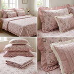 Premium Summer Bedsheet Set – 5 Piece Cotton Collection