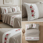 ✨ English King Size Non - Quilted Bedcover– 108 × 108 Inches ✨