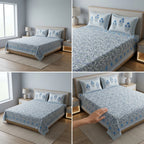 World's Finest Percale Dye Base Bedsheets – 600 Thread Count (King Size 108 x 108 inches) Product Code :- 55B188RKEH