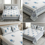 World's Finest Percale Dye Base Bedsheets – 600 Thread Count (King Size 108 x 108 inches) Product Code :- 55B188RKEH