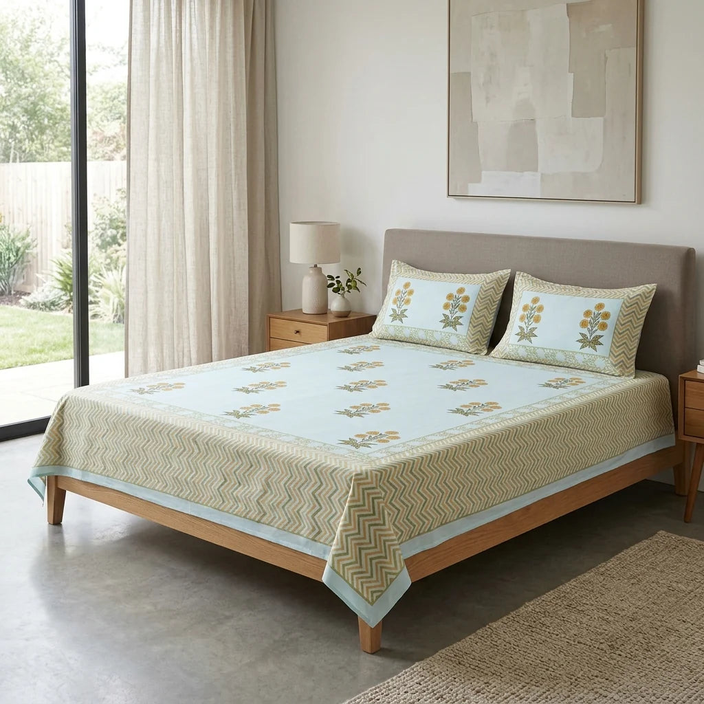 World's Finest Percale Dye Base Bedsheets – 600 Thread Count (King Size 108 x 108 inches) Product Code :- 55B188RKEH