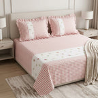 Victorian Non - Quilted Bedcover Size– 108 × 108 Inches ✨