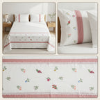 ✨ English King Size Non - Quilted Bedcover– 108 × 108 Inches ✨