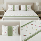 ✨ English King Size Non - Quilted Bedcover– 108 × 108 Inches ✨