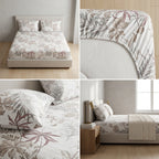 Classical Design Elastic/Fitted Bedsheets Pure Cotton 108 BY 108 Inch