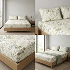 Classical Design Elastic/Fitted Bedsheets Pure Cotton 108 BY 108 Inch