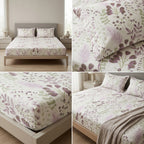 Classical Design Elastic/Fitted Bedsheets Pure Cotton 108 BY 108 Inch