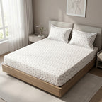 Classical Design Elastic/Fitted Bedsheets Pure Cotton 108 BY 108 Inch