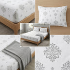 Classical Design Elastic/Fitted Bedsheets Pure Cotton 108 BY 108 Inch