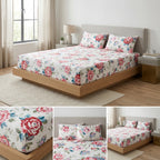 Fitted Bedsheets Pure Cotton 108 BY 108 Inch Product Code :- 55B93RKEH
