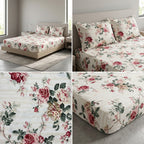 Fitted Bedsheets Pure Cotton 108 BY 108 Inch Product Code :- 55B93RKEH