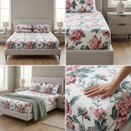 Fitted Bedsheets Pure Cotton 108 BY 108 Inch Product Code :- 55B93RKEH