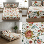 Fitted Bedsheets Pure Cotton 108 BY 108 Inch Product Code :- 55B93RKEH