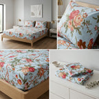 Fitted Bedsheets Pure Cotton 108 BY 108 Inch Product Code :- 55B93RKEH