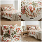 Fitted Bedsheets Pure Cotton 108 BY 108 Inch Product Code :- 55B93RKEH