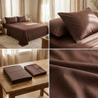 Jumbo Plain Bedsheet Set – Soft & Elegant Everyday Comfort 120 x 108
