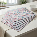 PVC Leather Texture Table Mats – Set of 6