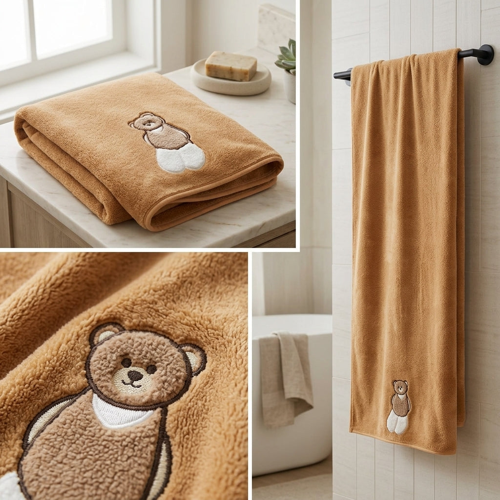 Premium Candy Soft Baby Towel – 70 x 140 CM