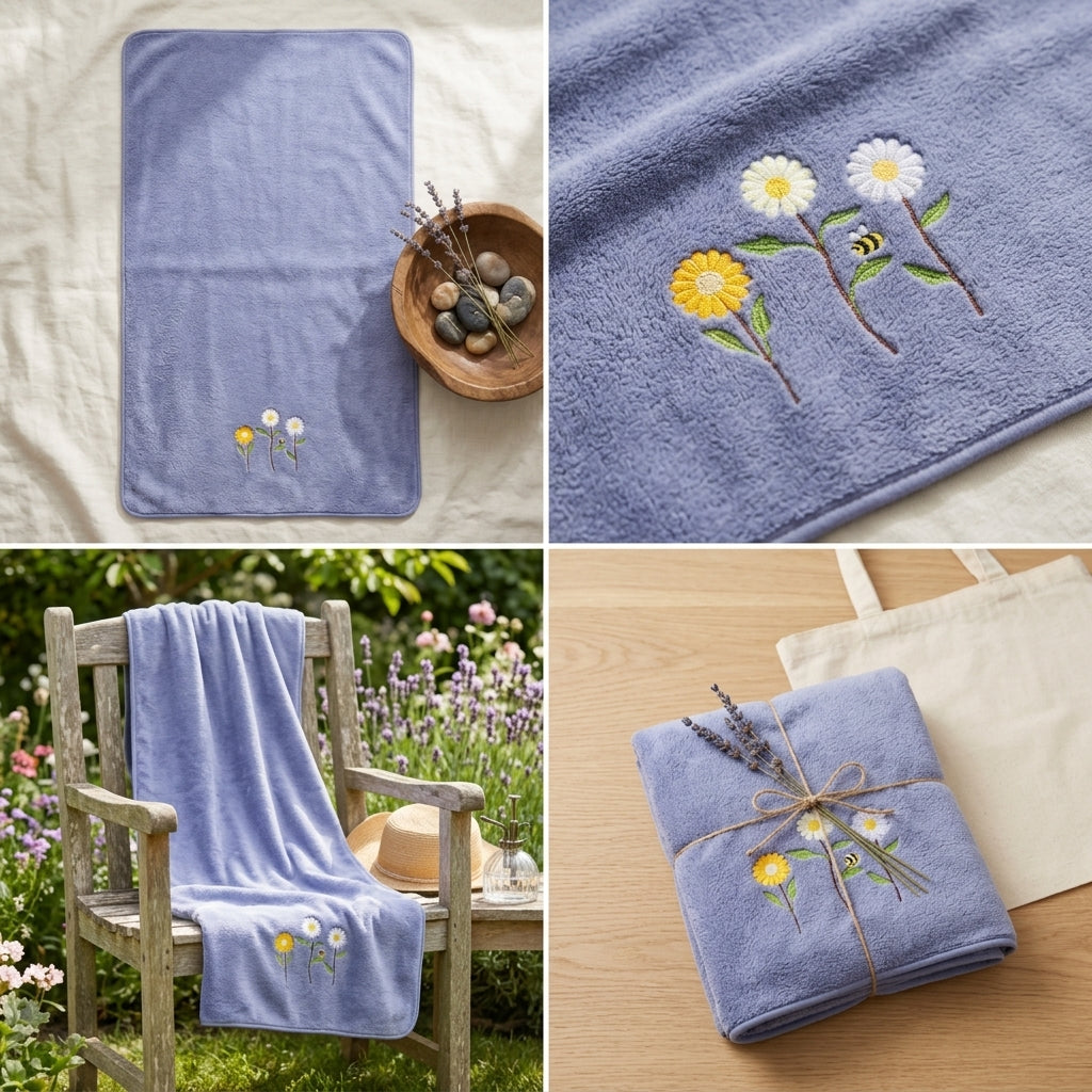 Premium Candy Soft Baby Towel – 70 x 140 CM
