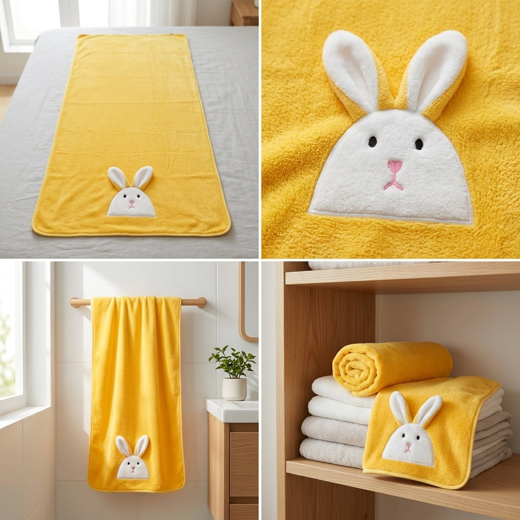 Premium Candy Soft Baby Towel – 70 x 140 CM