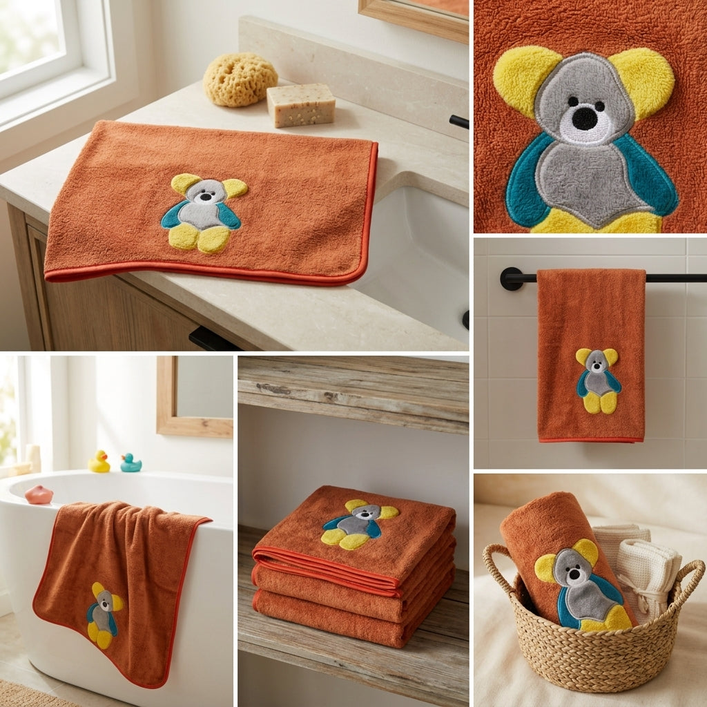 Premium Candy Soft Baby Towel – 70 x 140 CM