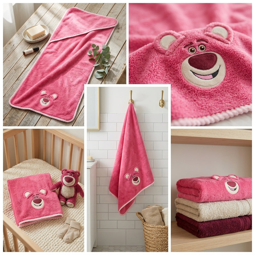 Premium Candy Soft Baby Towel – 70 x 140 CM