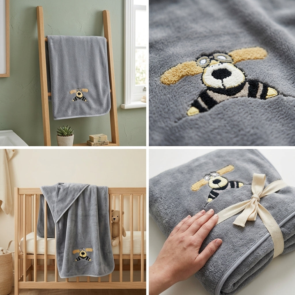 Premium Candy Soft Baby Towel – 70 x 140 CM