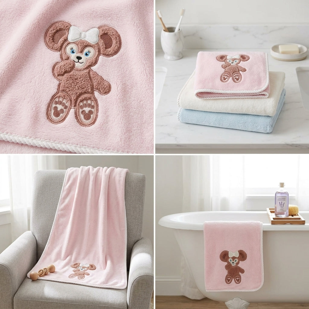 Premium Candy Soft Baby Towel – 70 x 140 CM