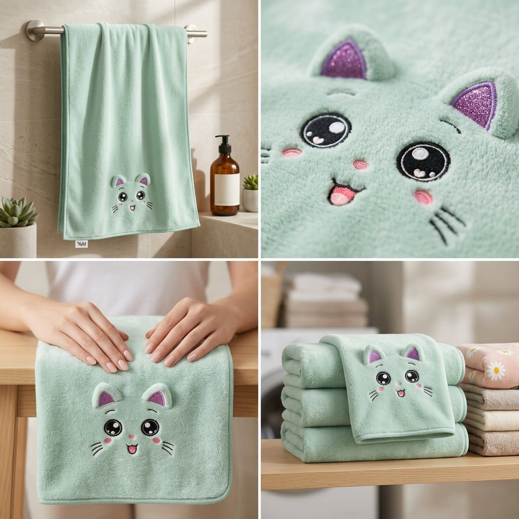 Premium Candy Soft Baby Towel – 70 x 140 CM