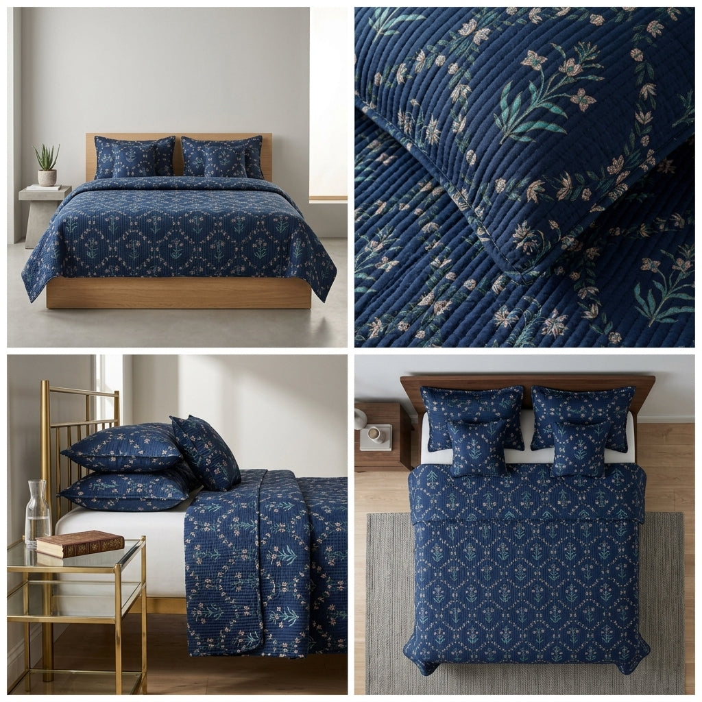 Noor 5 Pcs Quilted Bedcover