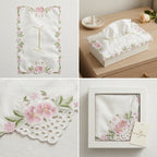 Elegant Embroidered Tissue Box Cover